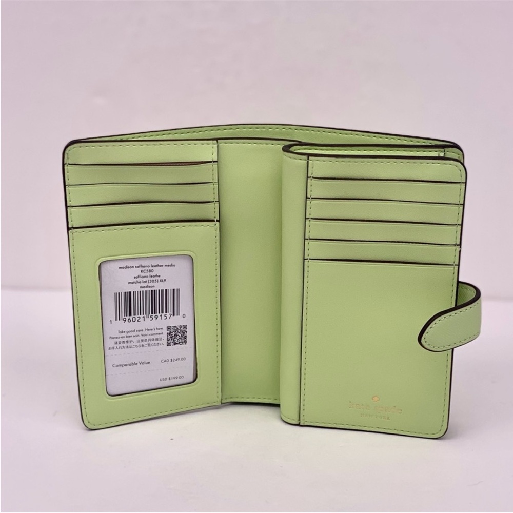 Kate Spade Madison Medium Compact Bifold Wallet - Picture 4 of 7